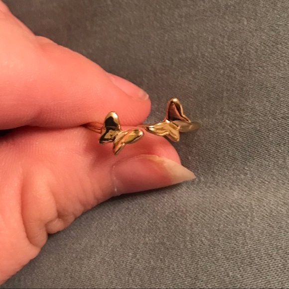 Jewelry - Gold Colored Butterfly Ring New